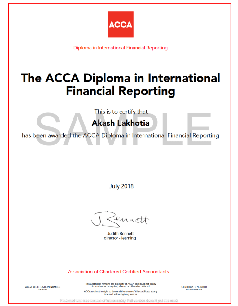 Course Certificate